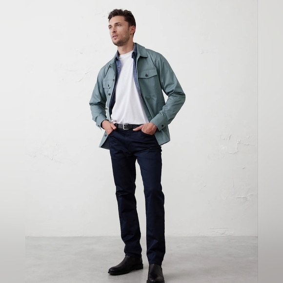 Banana Republic Other - Banana Republic, Traveler Pant, Slim Fit, Dark Navy, 42x34